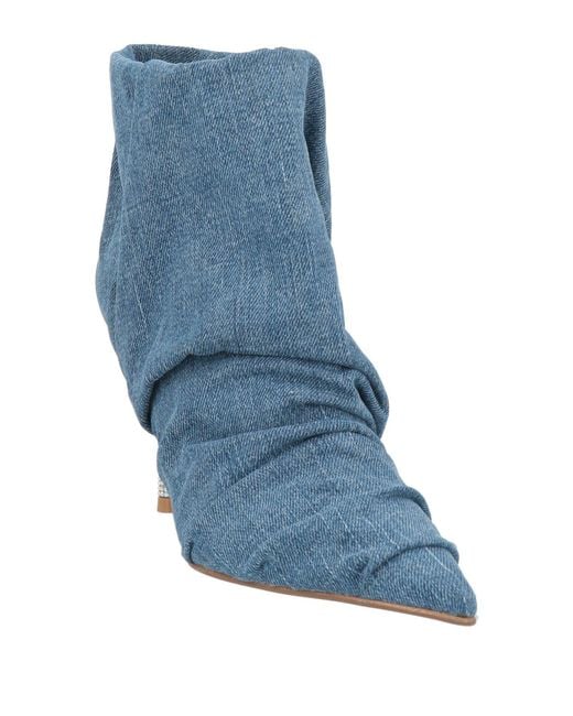 Le Silla Blue Ankle Boots