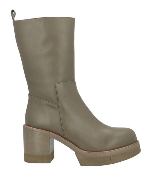 Paloma Barceló Green Ankle Boots