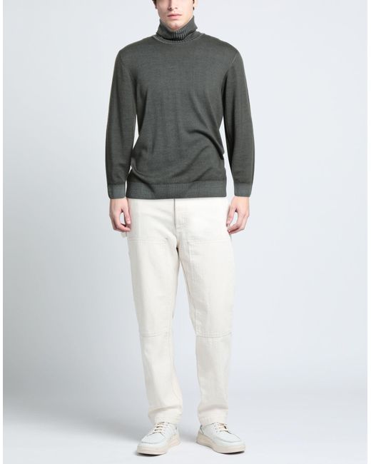 Ploumanac'h Gray Turtleneck Wool for men