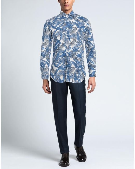 CALIBAN 820 Blue Shirt for men
