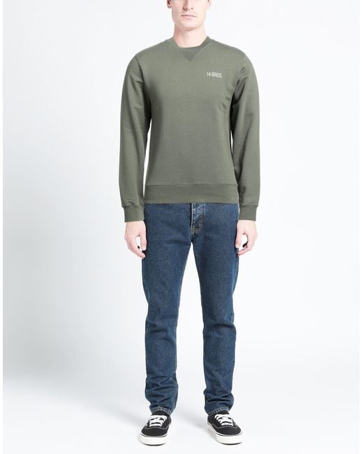 14 Bros Green Sweatshirt for men