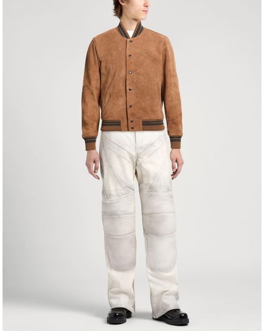 DIESEL Brown Jackets for men