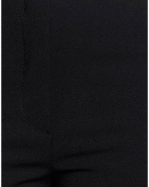 Sportmax Black Pants Viscose, Polyamide, Elastane