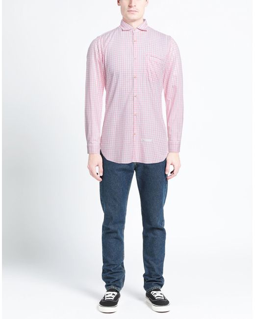 Dnl Pink Shirt for men