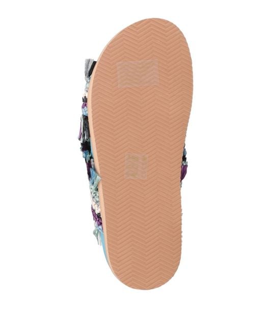 De Siena Blue Sandals