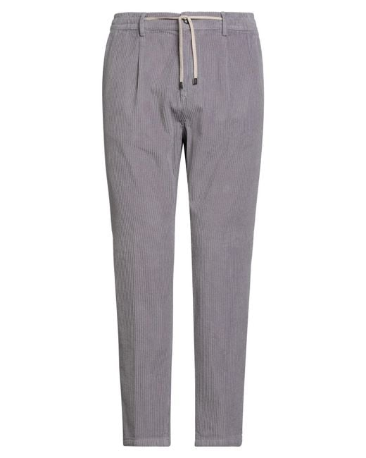 Cruna Gray Pants Cotton for men