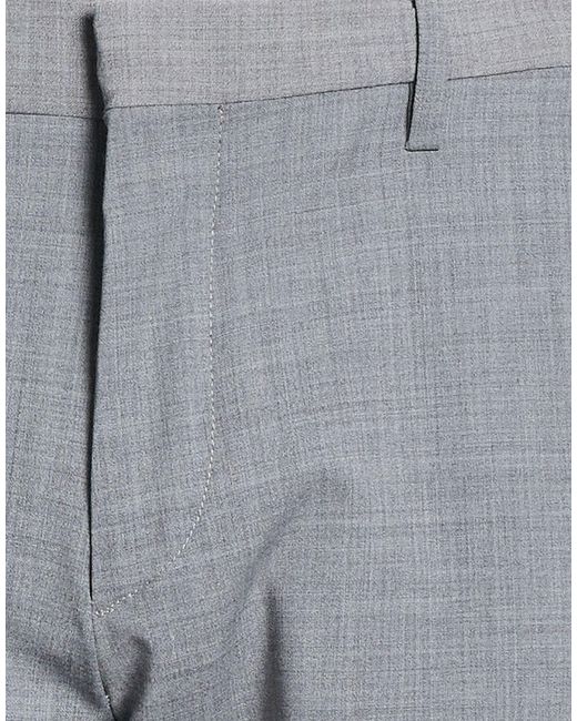 Entre Amis Gray Pants Wool, Polyester, Elastane for men