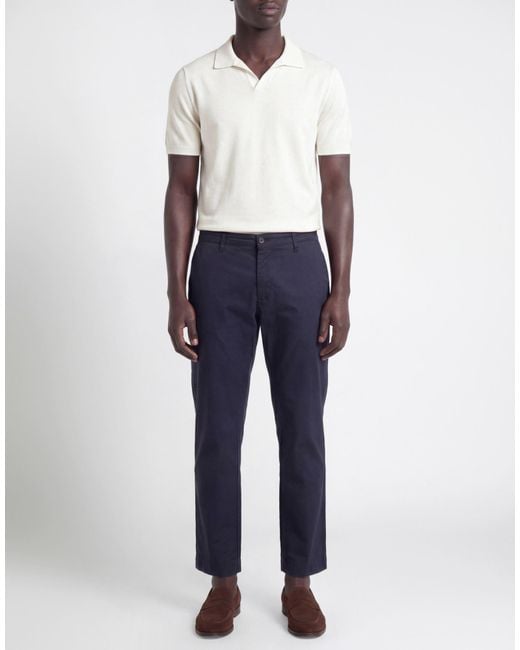 Squad² Blue Pants Cotton, Elastane for men