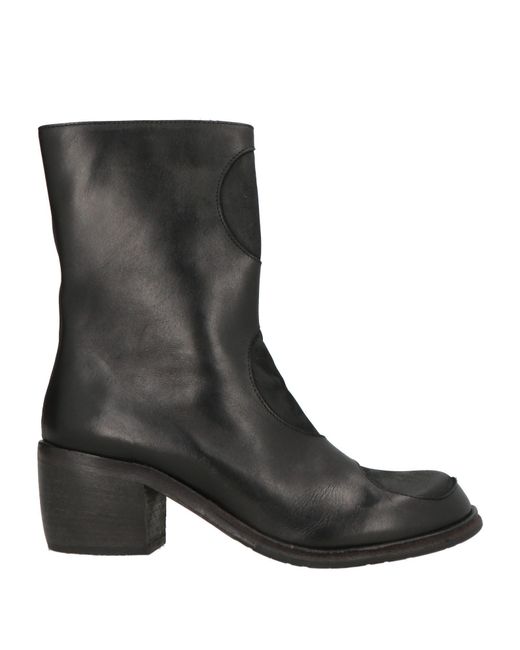 Ernesto Dolani Black Ankle Boots Leather