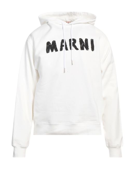 Felpa di Marni in White da Uomo