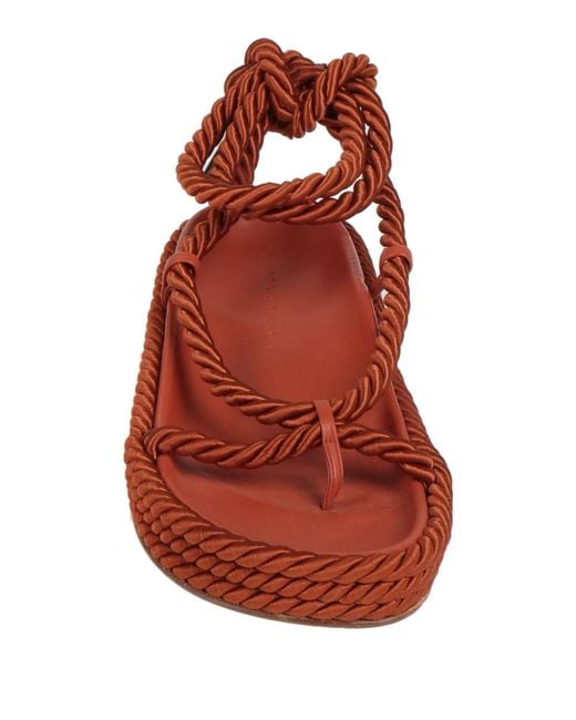 STUDIO AMELIA Red Thong Sandal