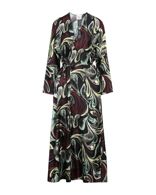 Robe longue Alysi en coloris Black
