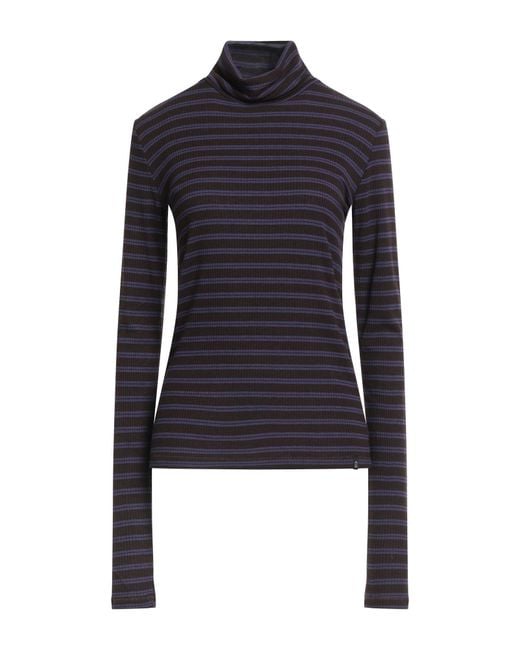 Ottod'Ame Blue Turtleneck Viscose, Elastane