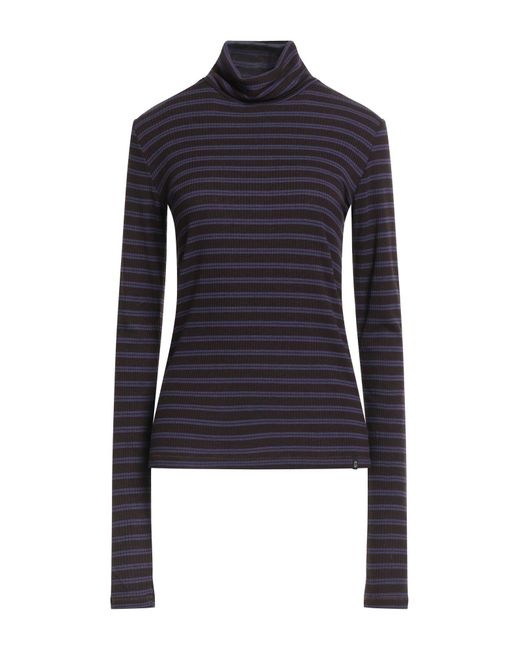 Ottod'Ame Blue Turtleneck Viscose, Elastane