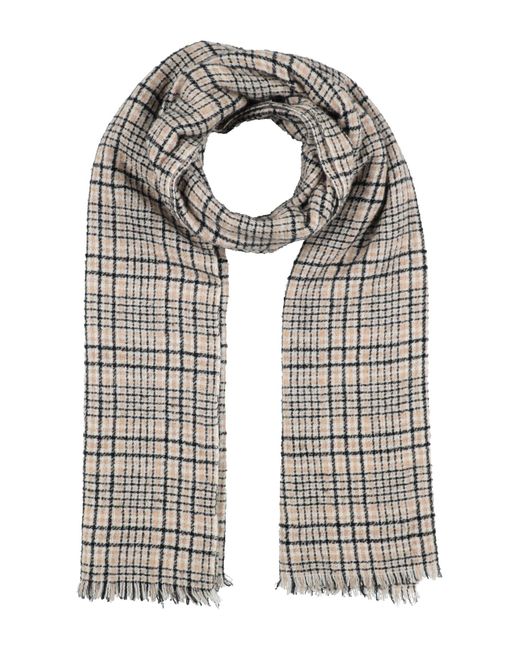 Brunello Cucinelli Gray Scarf Cashmere, Virgin Wool, Polyamide, Alpaca Wool, Metallic Fiber
