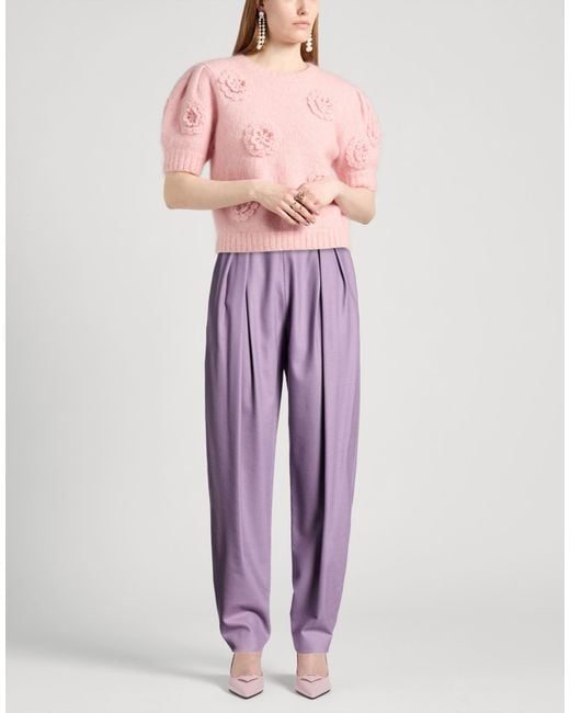 Alberta Ferretti Purple Pants