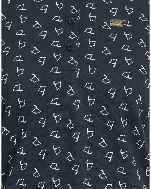 EA7 Blue Polo Shirts