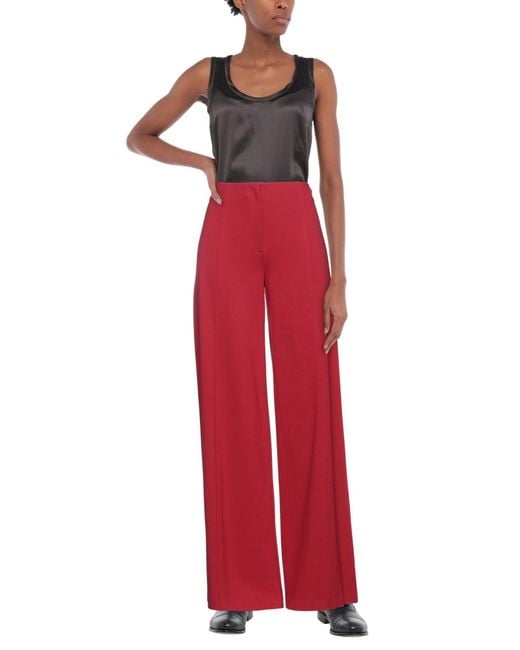 Liviana Conti Red Trouser