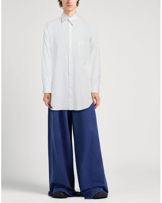 Camicia di Yohji Yamamoto in White da Uomo