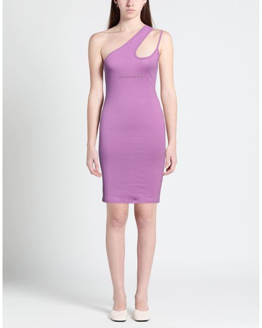 Mangano Purple Mini Dress