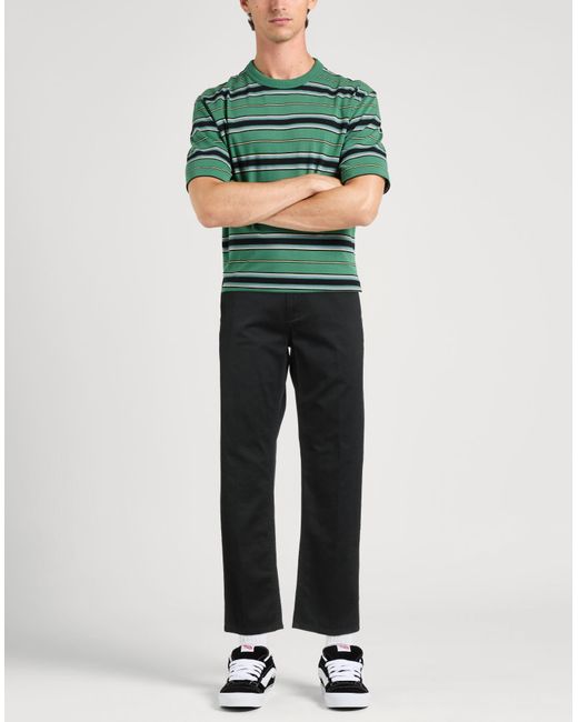 Dondup Black Pants Cotton, Elastane for men