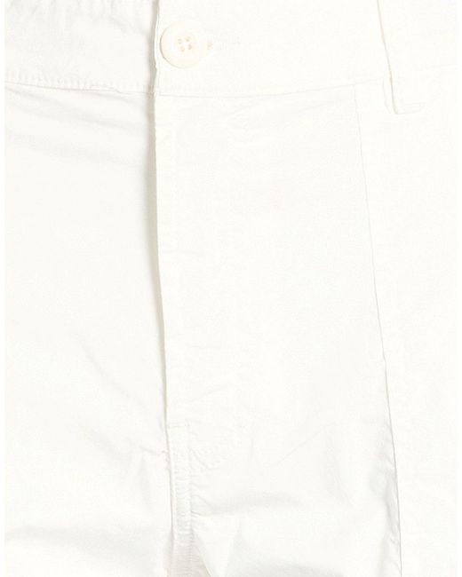 Modfitters White Pants Cotton, Elastane for men