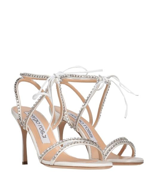 Sergio Rossi White Sandals