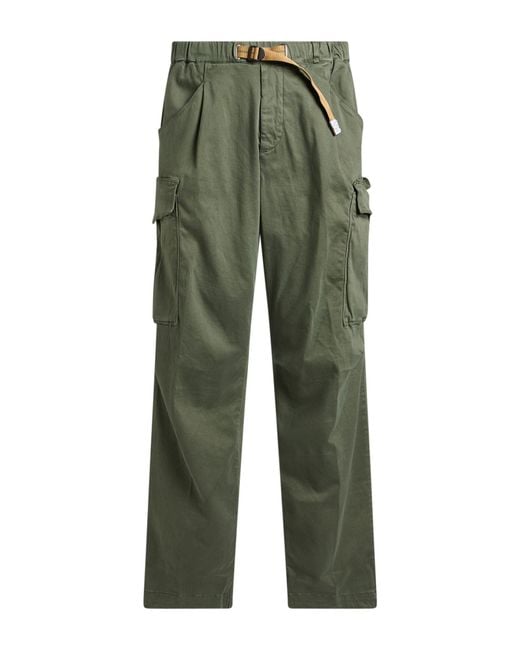 White Sand Green Military Pants Cotton for men