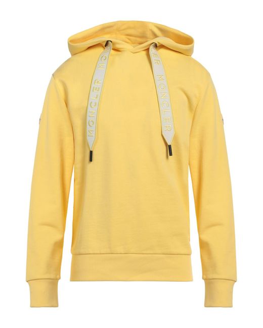 Moncler Yellow Sweatshirt for men