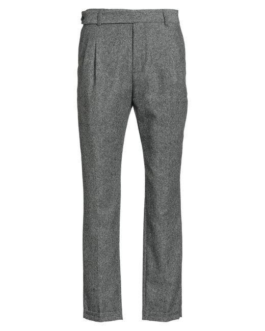 Daniele Alessandrini Gray Charcoal Pants Wool, Polyester, Polyamide for men