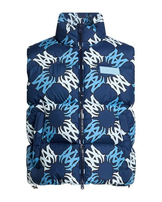 Amiri Blue Vest Polyester for men