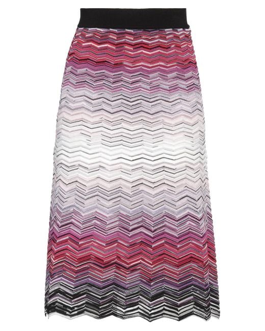Missoni Purple Midi Skirt