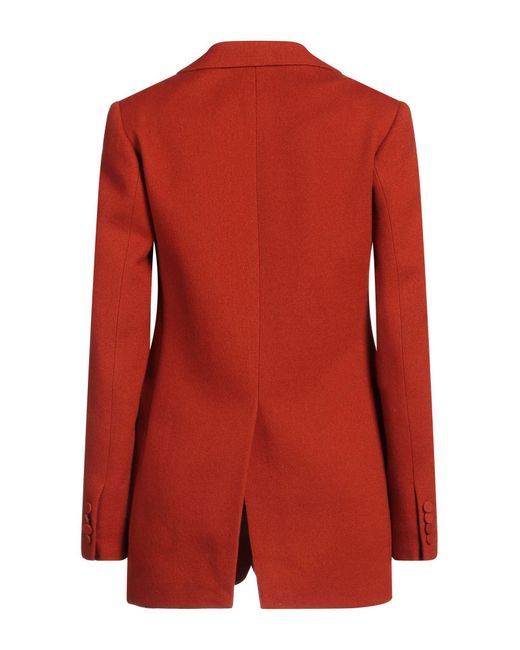 Dries Van Noten Red Blazer Wool