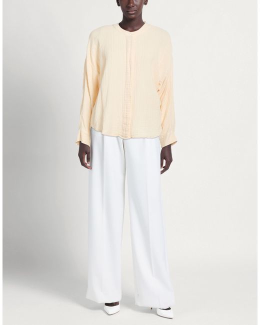 Xirena Natural Cream Shirt Cotton