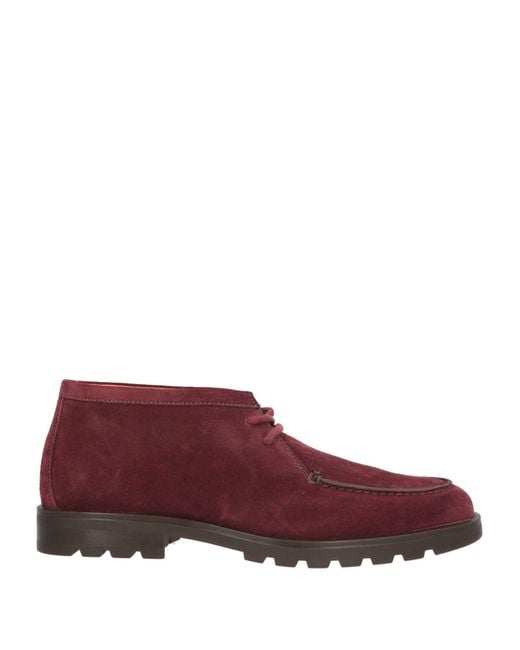 Santoni Purple Ankle Boots for men