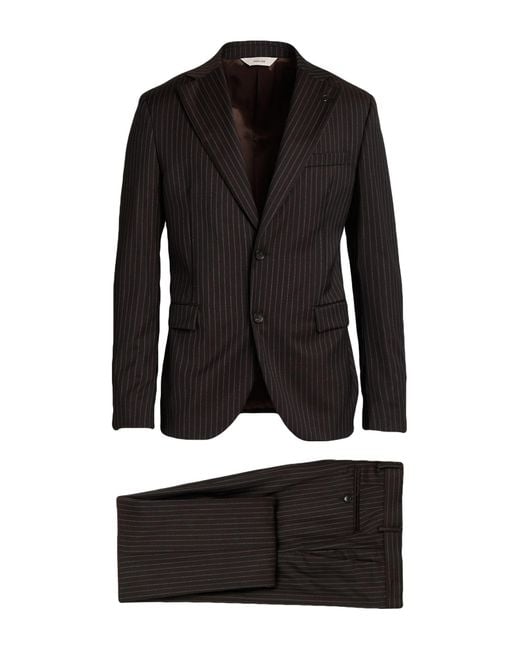Paoloni Black Suits for men