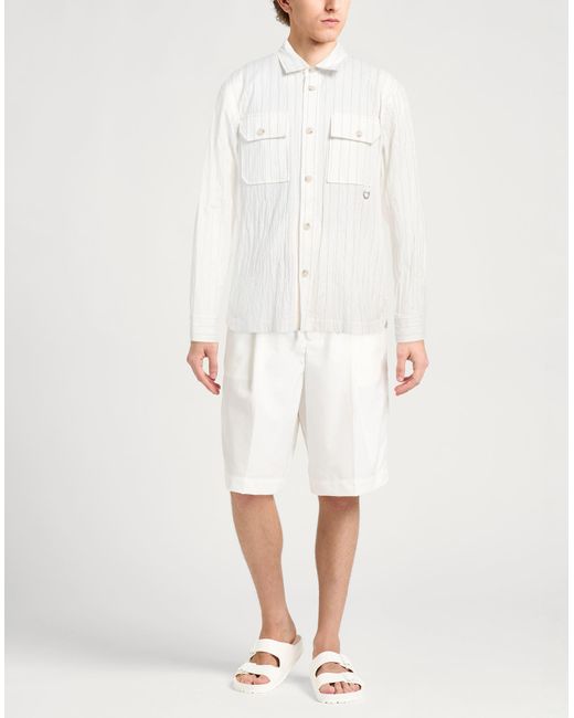 Camicia di Paolo Pecora in White da Uomo