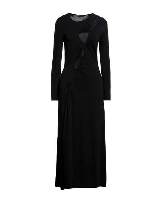 Maje Black Midi-Kleid
