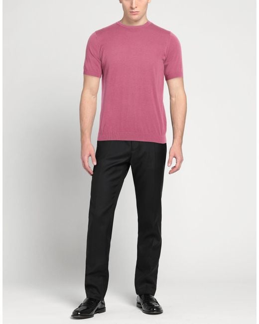 PAOLO RAGAZZINI Pink Sweaters for men