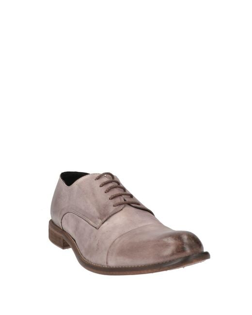 JP/DAVID Brown Lace-Up Shoes for men
