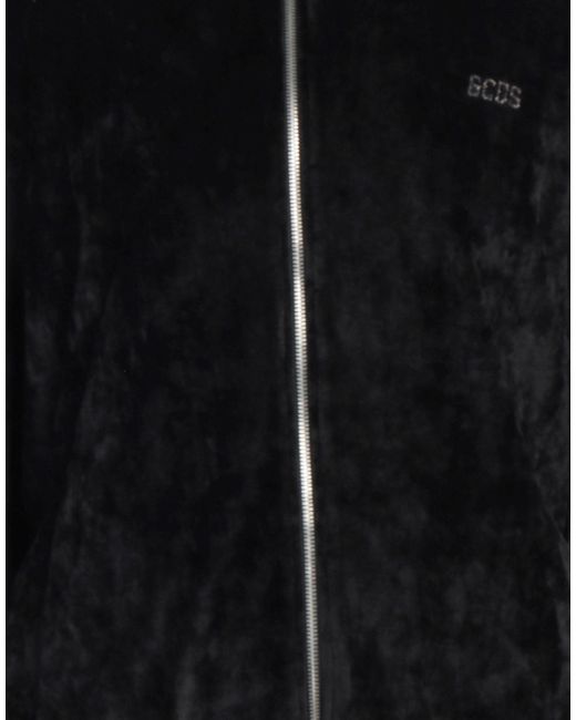 Gcds Black Sweatshirt Polyester, Elastane for men