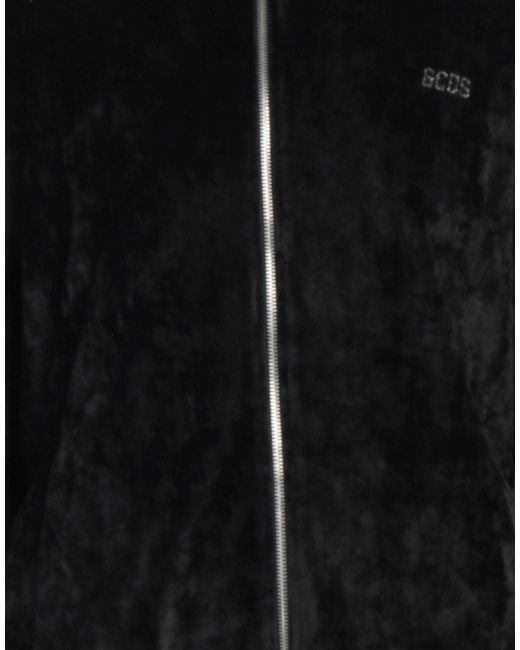 Gcds Black Sweatshirt Polyester, Elastane for men