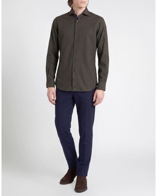 Xacus Gray Shirt Cotton for men