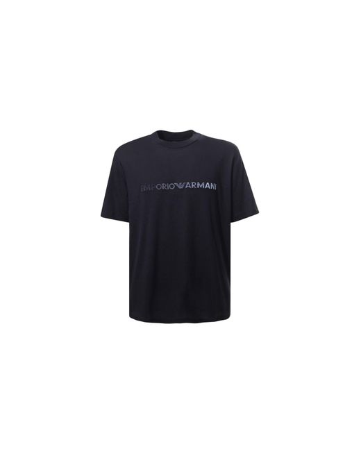 Emporio Armani T-shirts in Blue für Herren