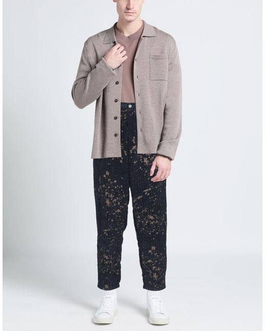 MOOD_ONE Blue Pants Polyester, Polyamide for men