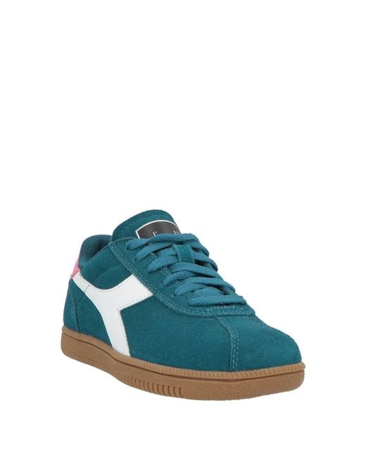 Diadora Blue Sneakers Leather