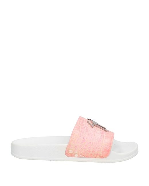 Giuseppe Zanotti Pink Sandals Synthetic Fibers