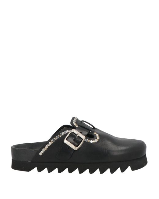 Mules & Zoccoli di Post & Co in Black