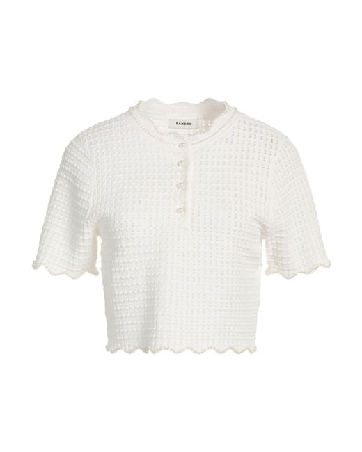 Sandro White Pullover