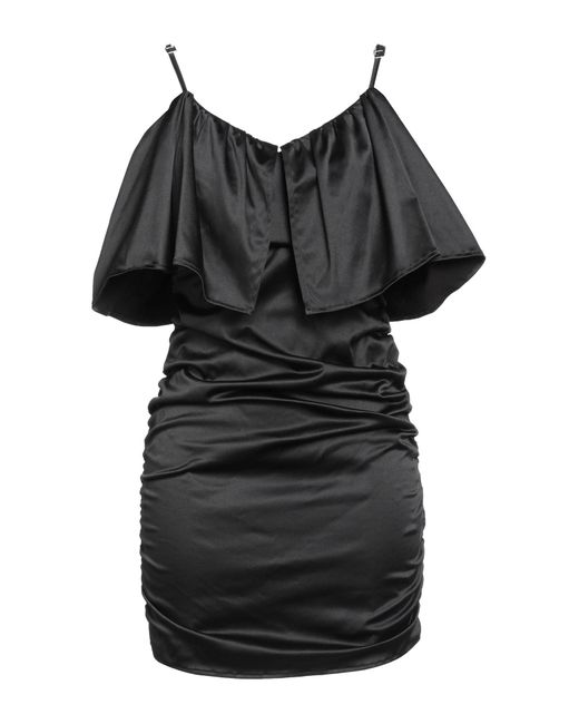 Haveone Black Mini Dress